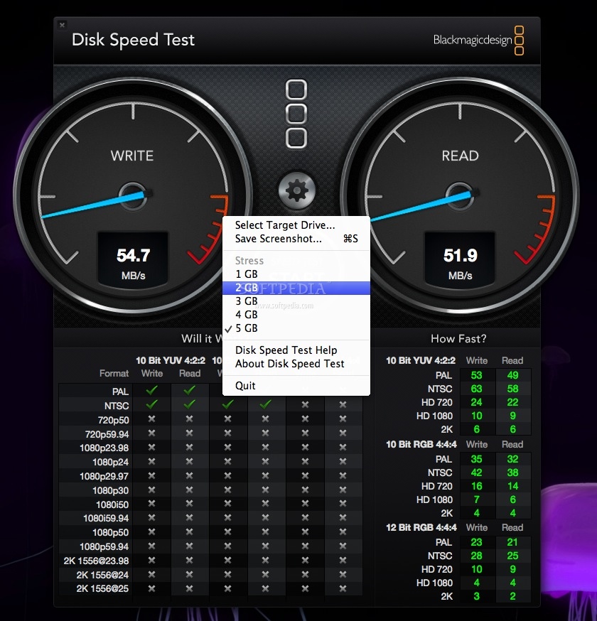 black magic disk speed test dmg downloads